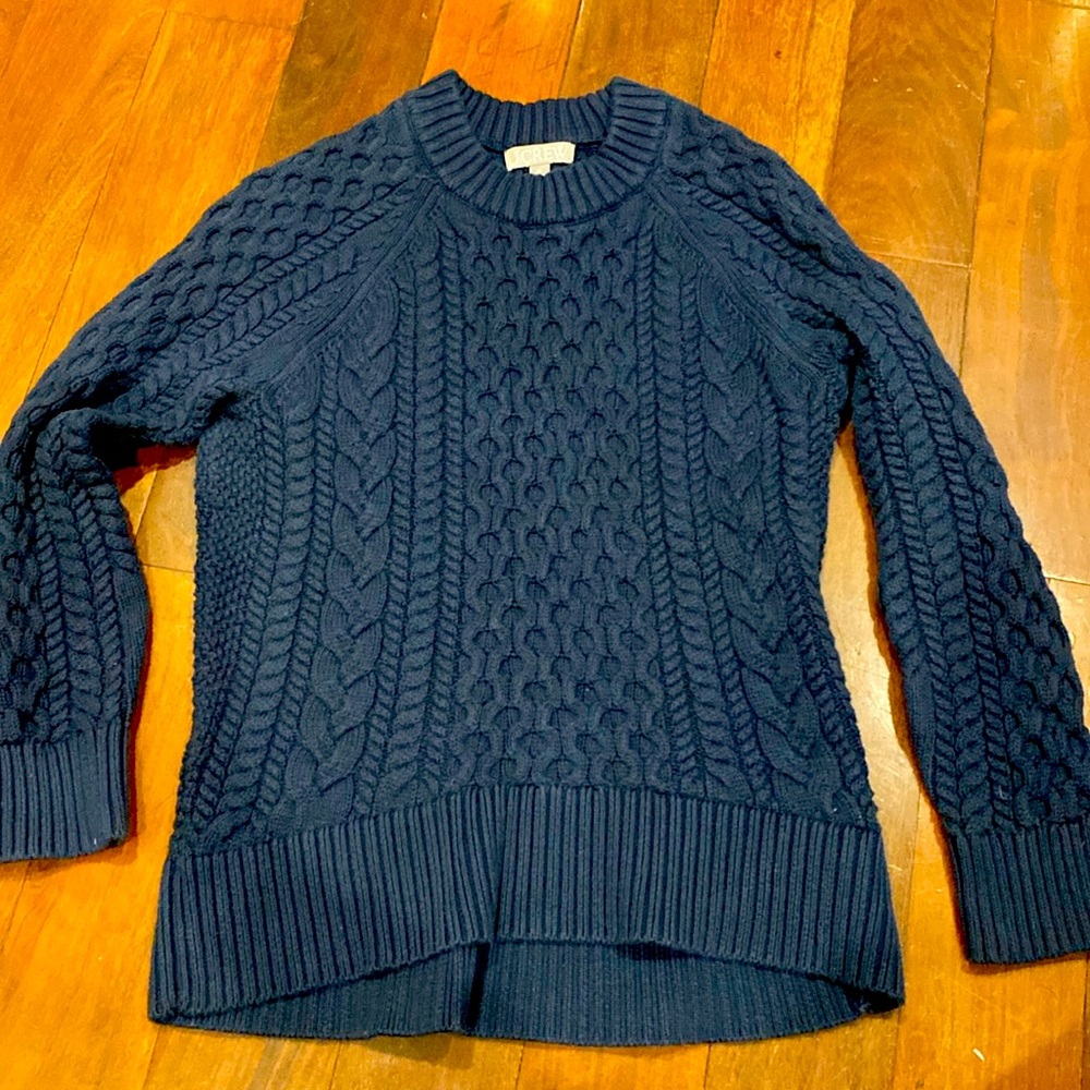 J crew thick knit sweater